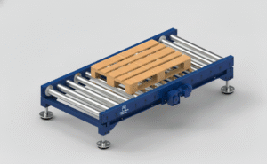 Przenośnik napędzany rolkowy do palet